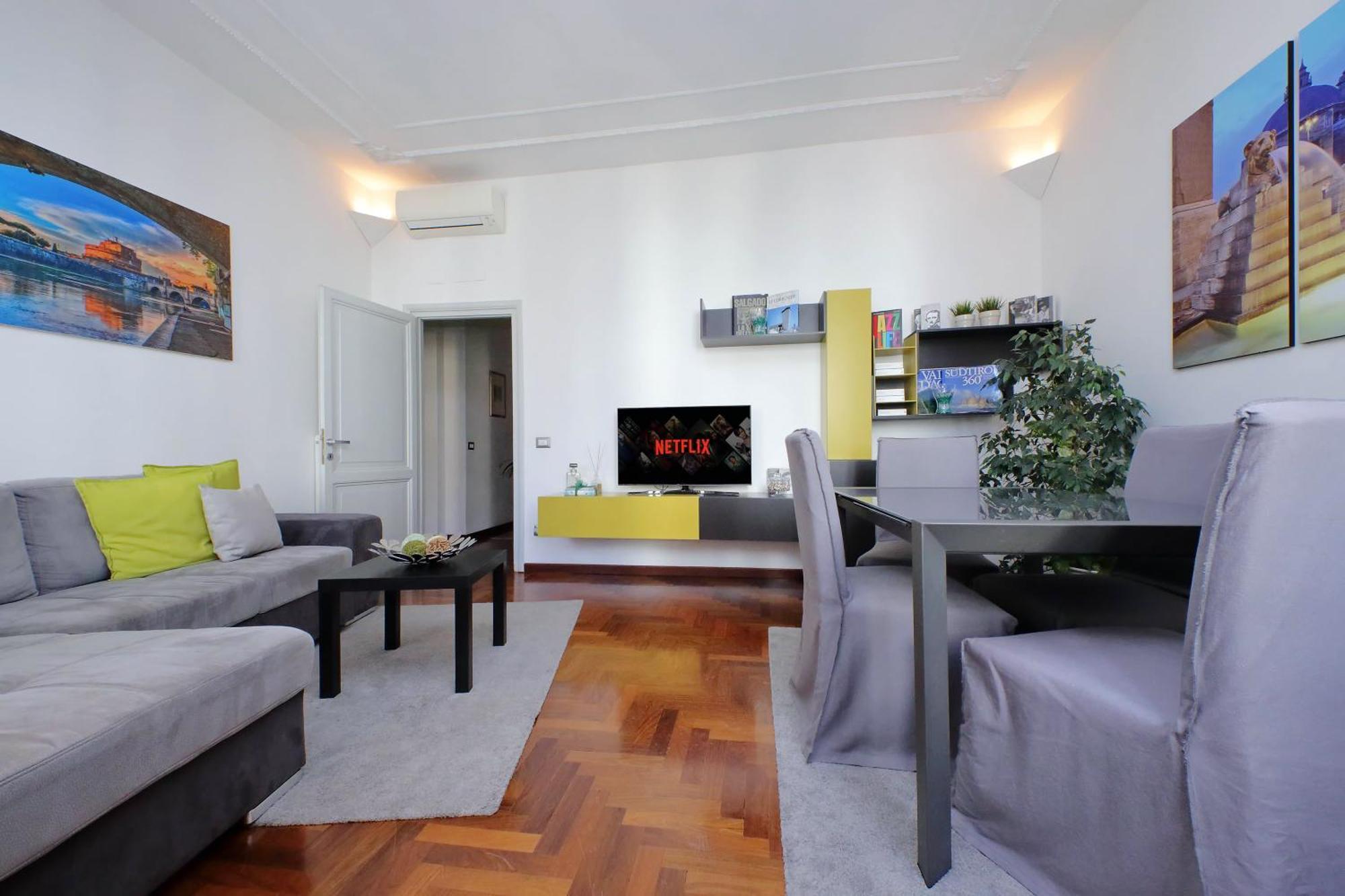 Luxury Apartment Vaticano-S'Peter Basilica - Netflix Wifi - Aircond โรม ภายนอก รูปภาพ